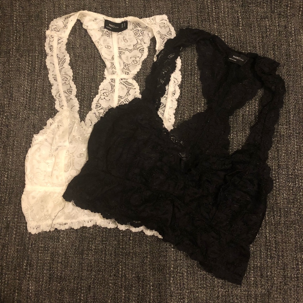 Set of two bralettes